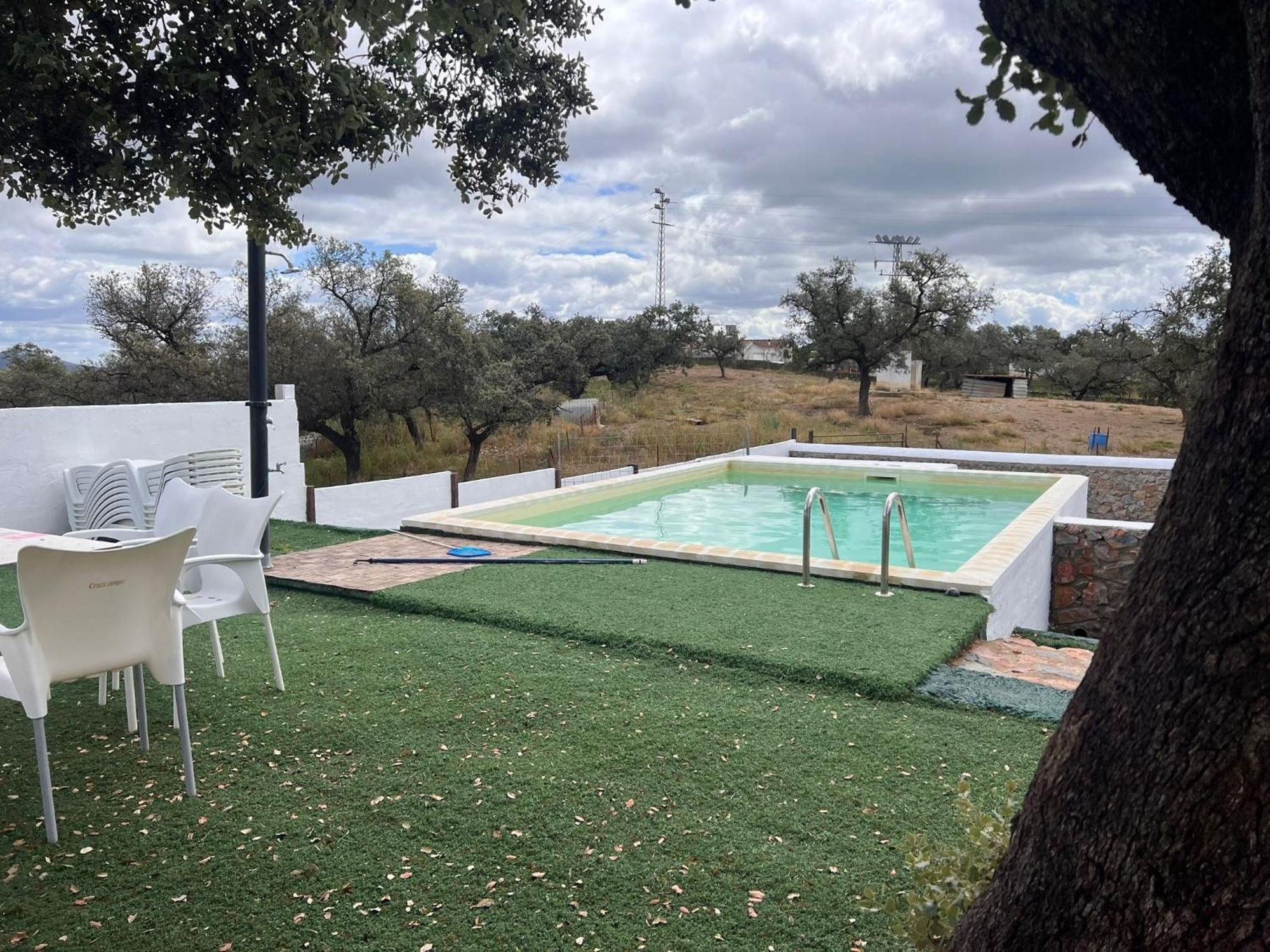 Casa Rural Quejigo Con Piscina Santa Olalla del Cala Eksteriør bilde